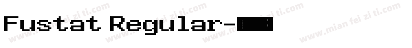 Fustat Regular字体转换